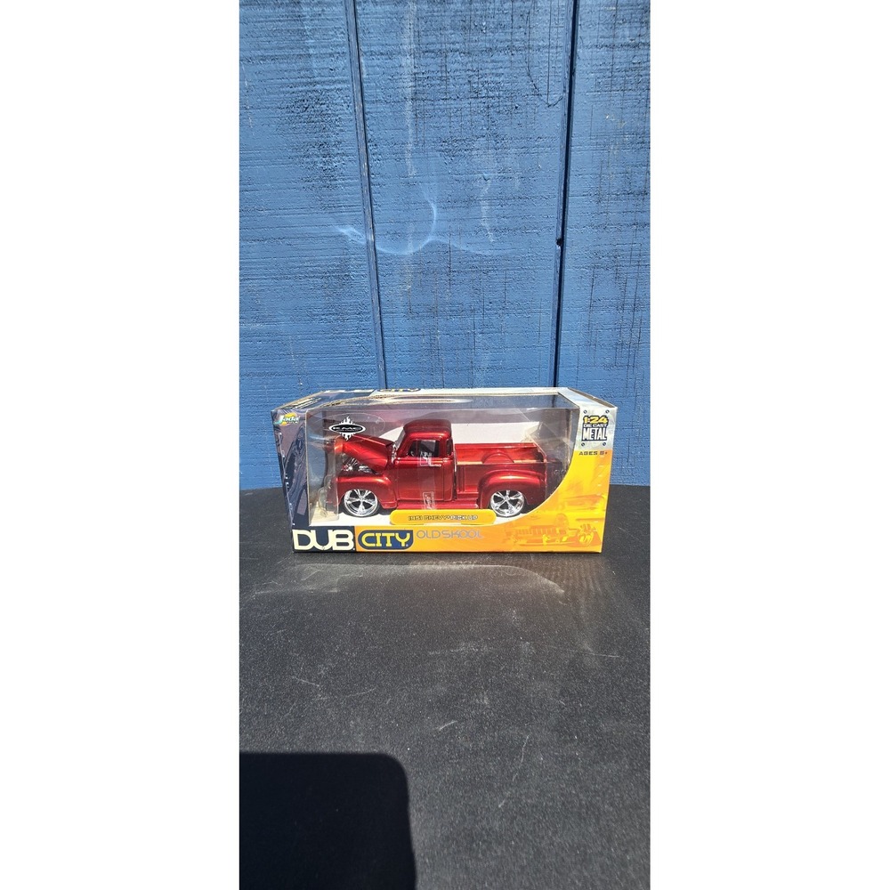 JADA TOYS DUB CITY OLD SKOOL 1951 CHEVY PICKUP WOOD BED RARE!